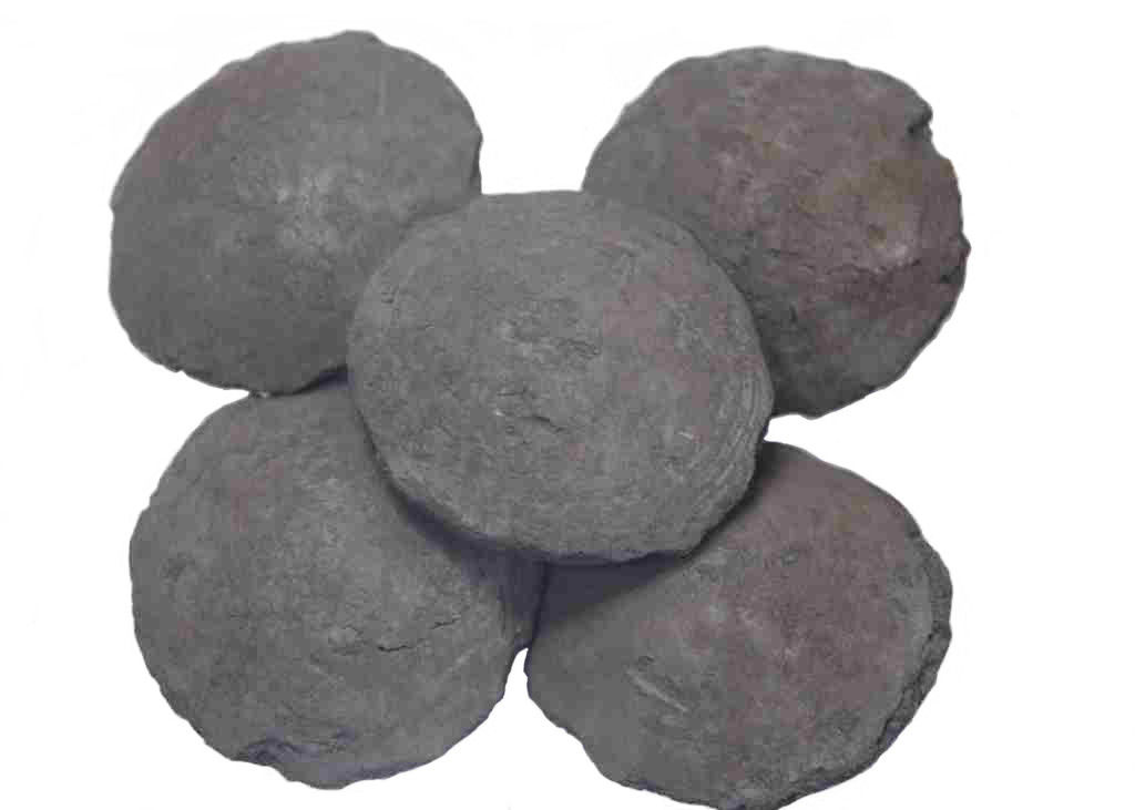 Steelmaking Ferrosilicon Briquettes Black Ball Ferro Alloy Material ISO9001